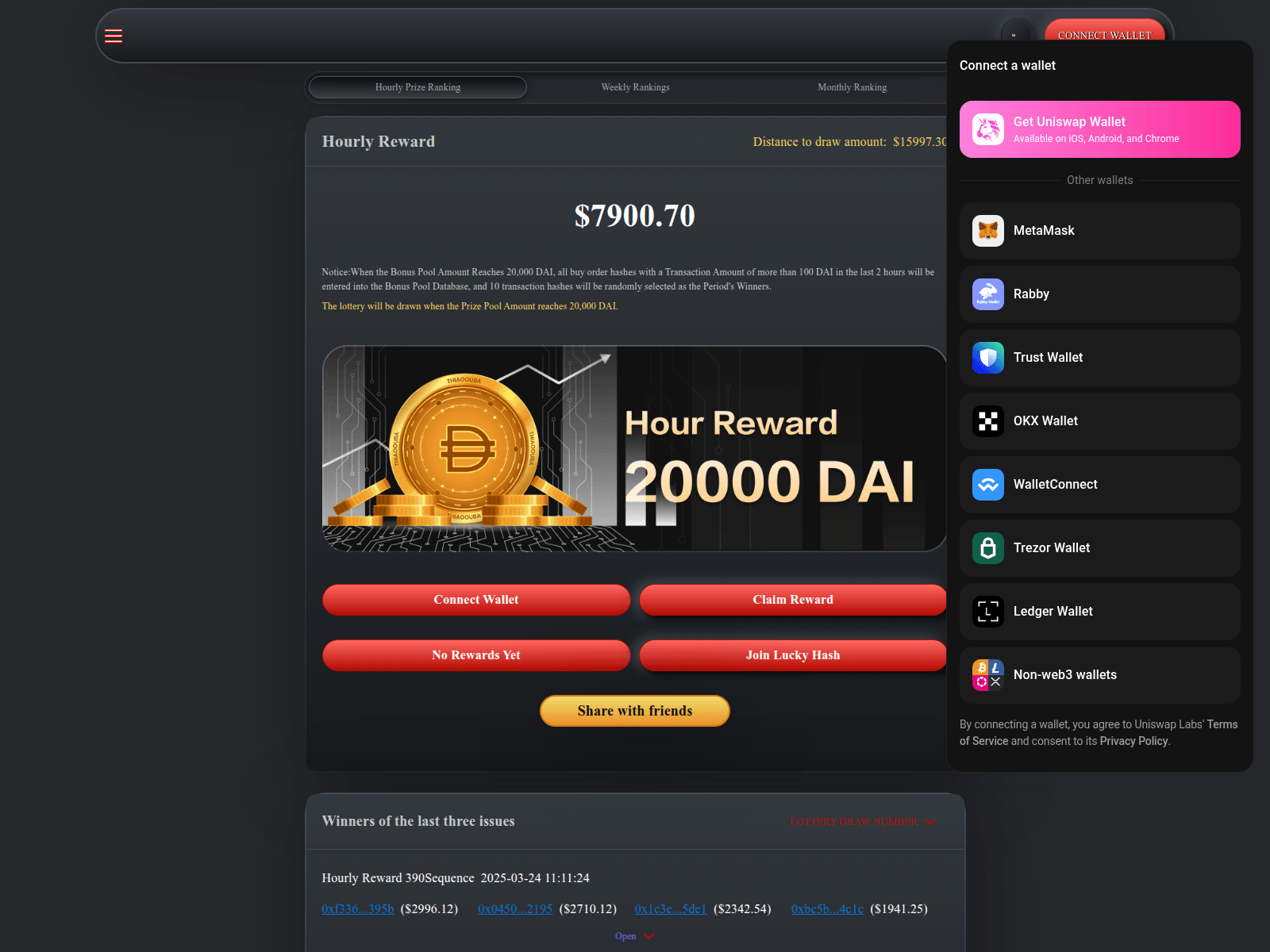 Screenshot of origindefi.finance
