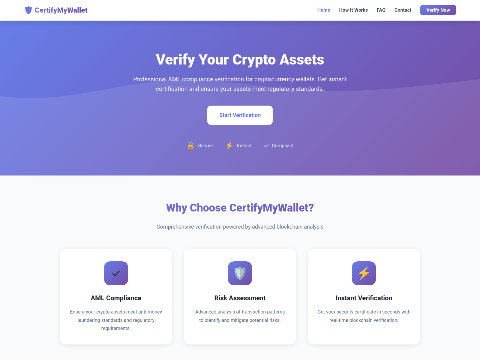 Screenshot of amlcertify.net
