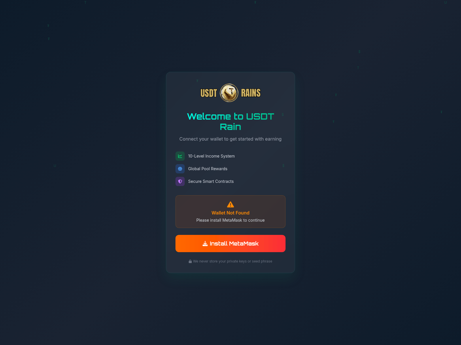 Screenshot of usdtrains.techminds.info