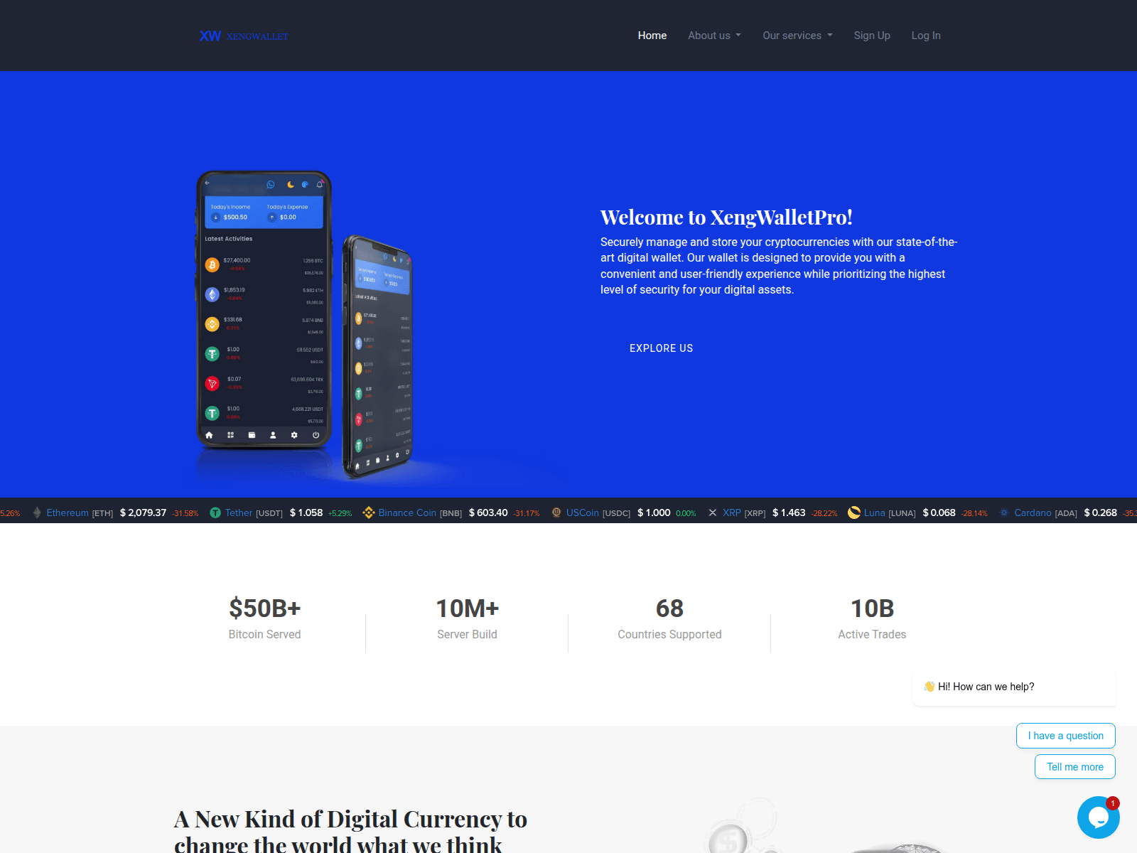 Screenshot of xengwalletpro.com