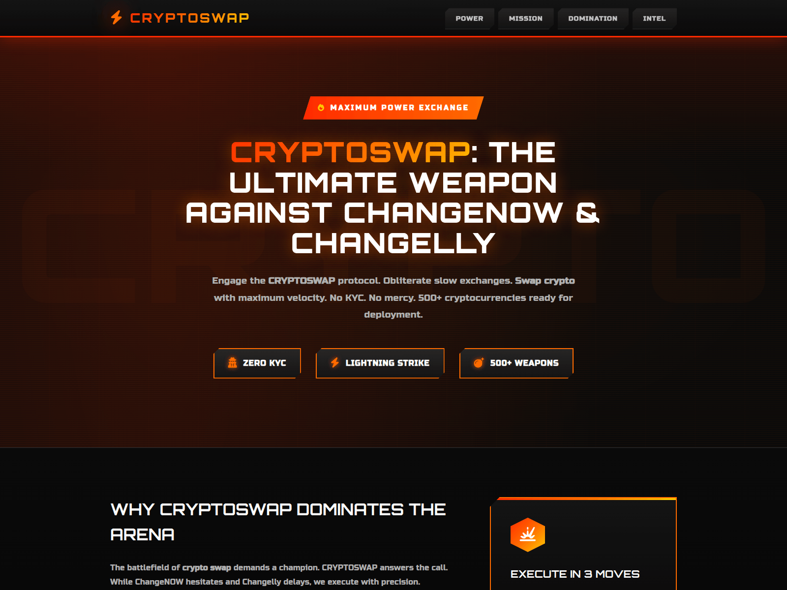 Screenshot of cryptoswap.cc