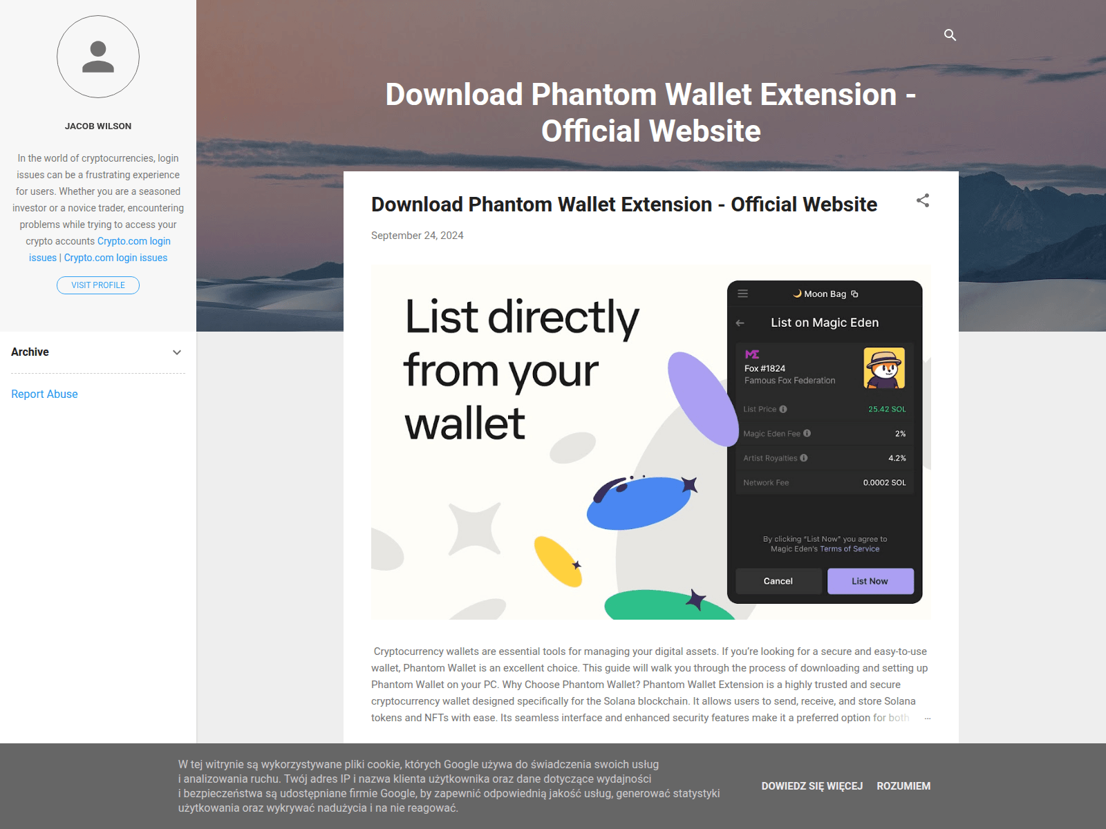 Screenshot of phantomeextensionn.blogspot.be