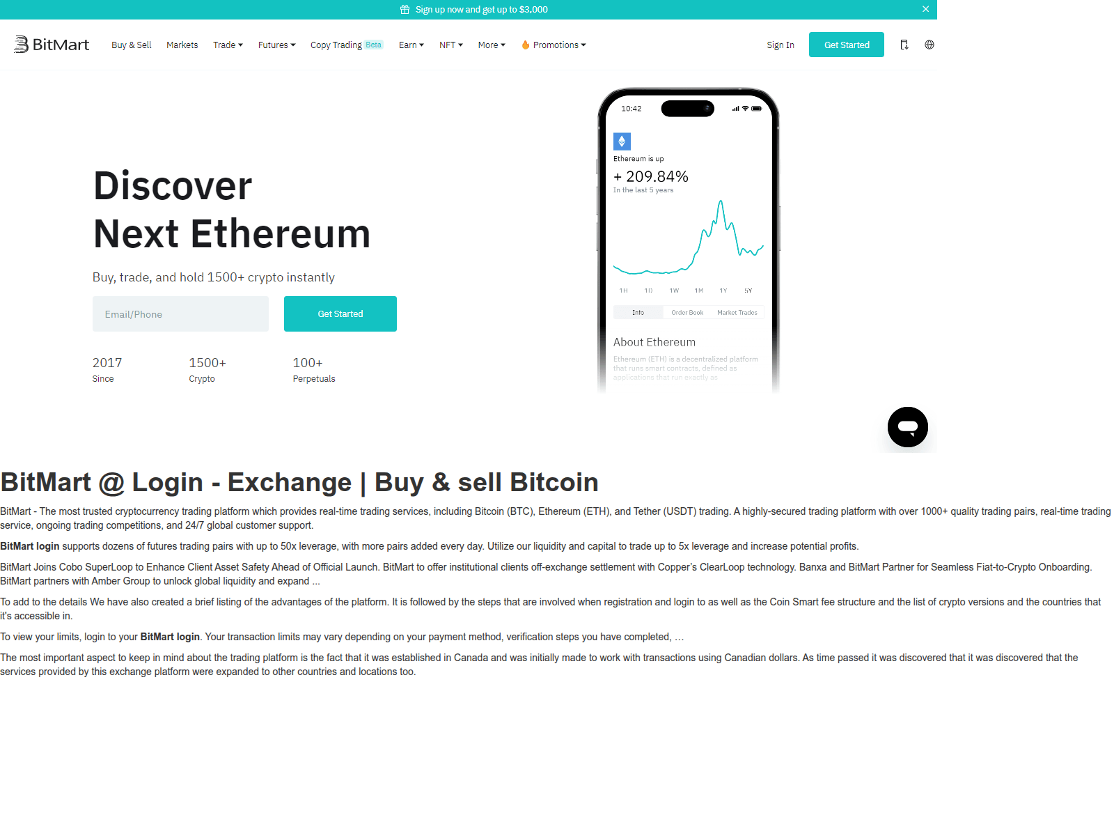 Screenshot of bitbmarthlogin.webflow.io
