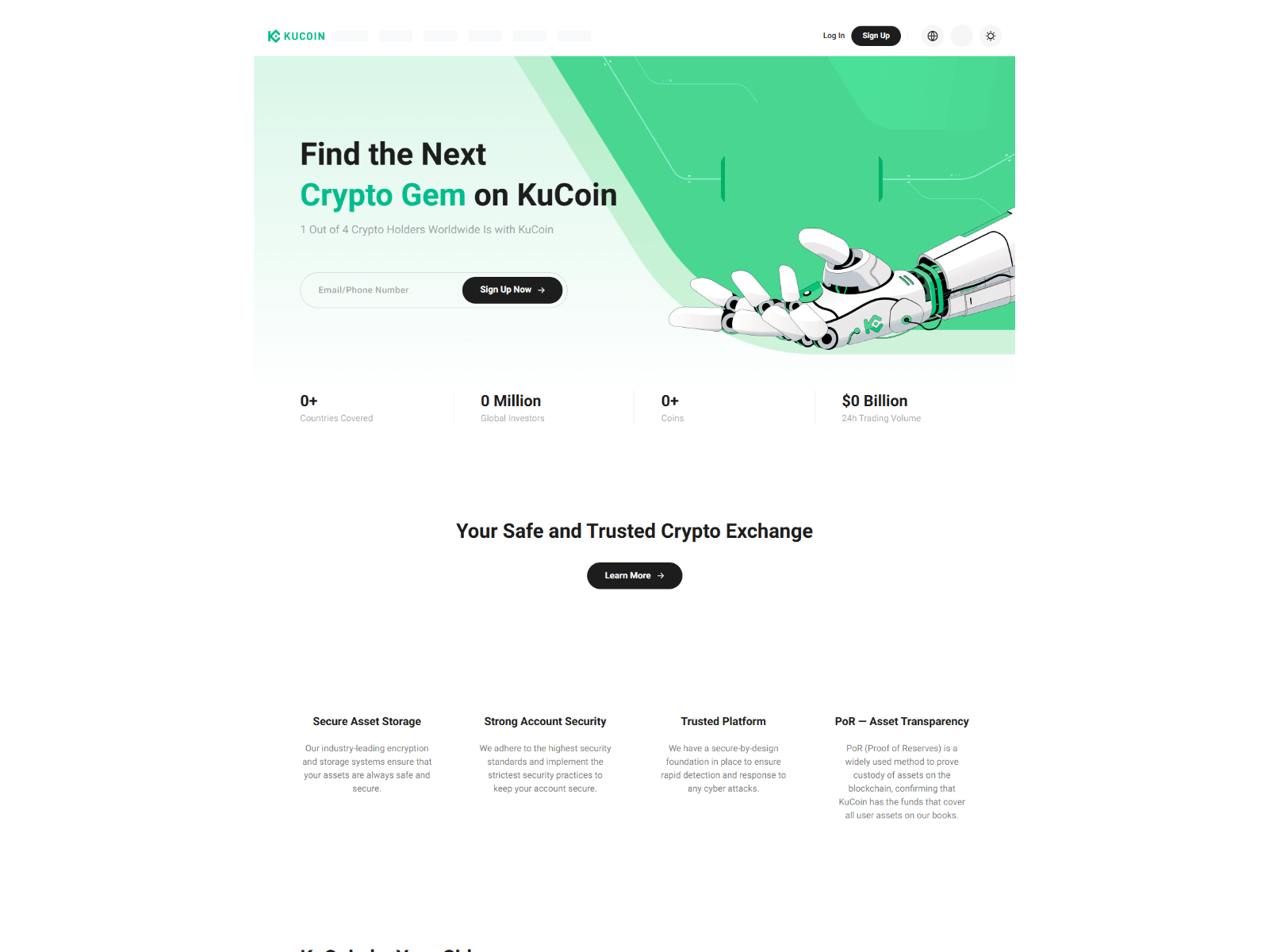 Screenshot of kcoin-us.pages.dev