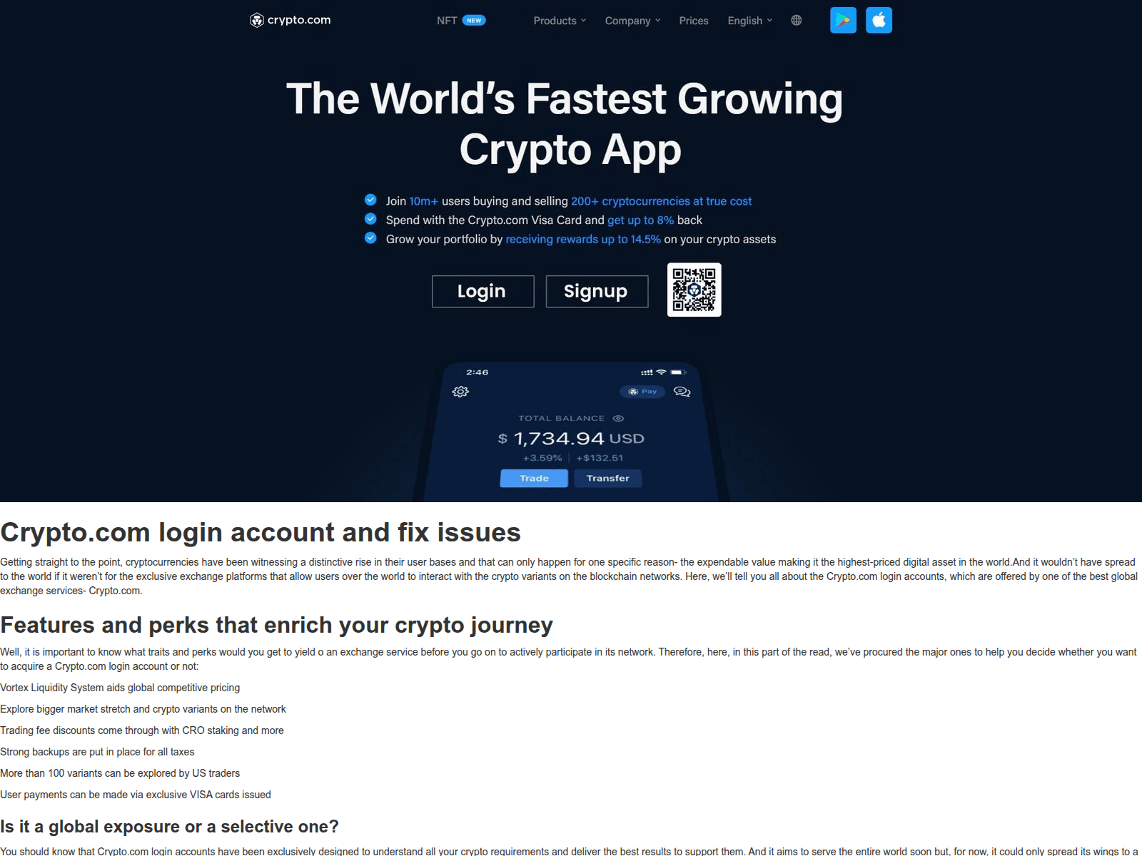 Screenshot of crypptiocumloginn.webflow.io