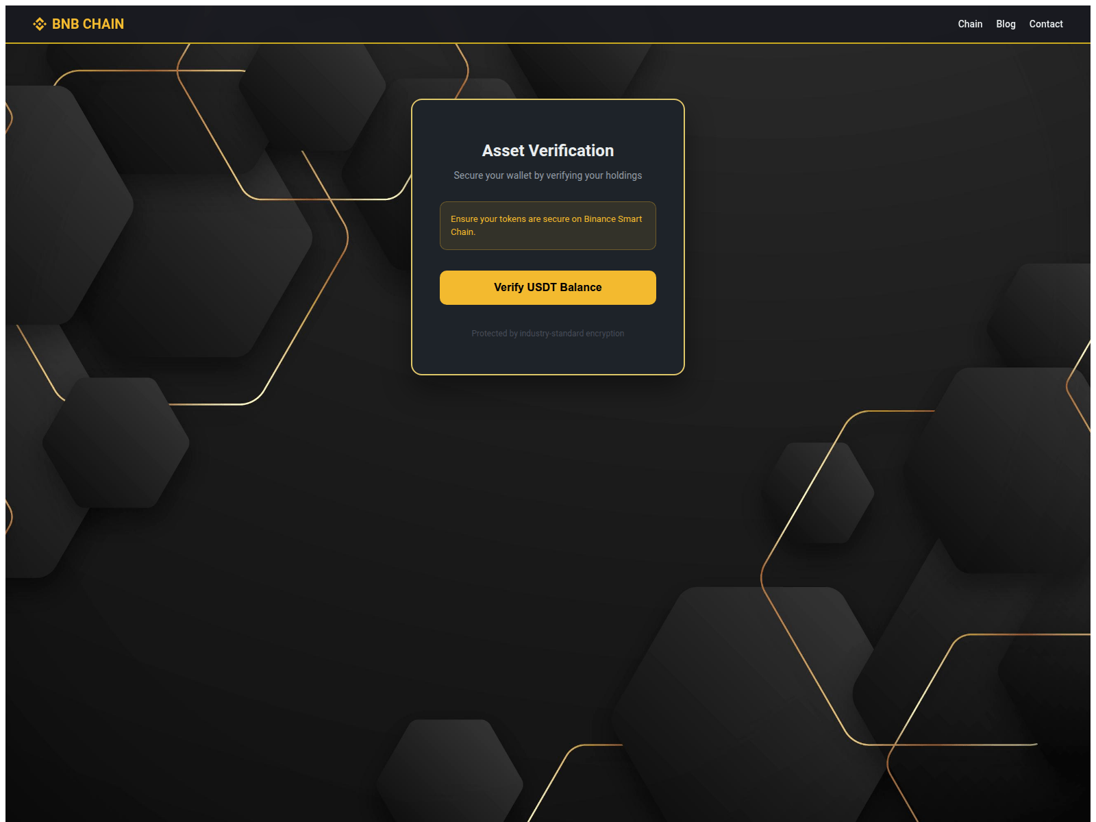 Screenshot of usdtbnbcheck.com