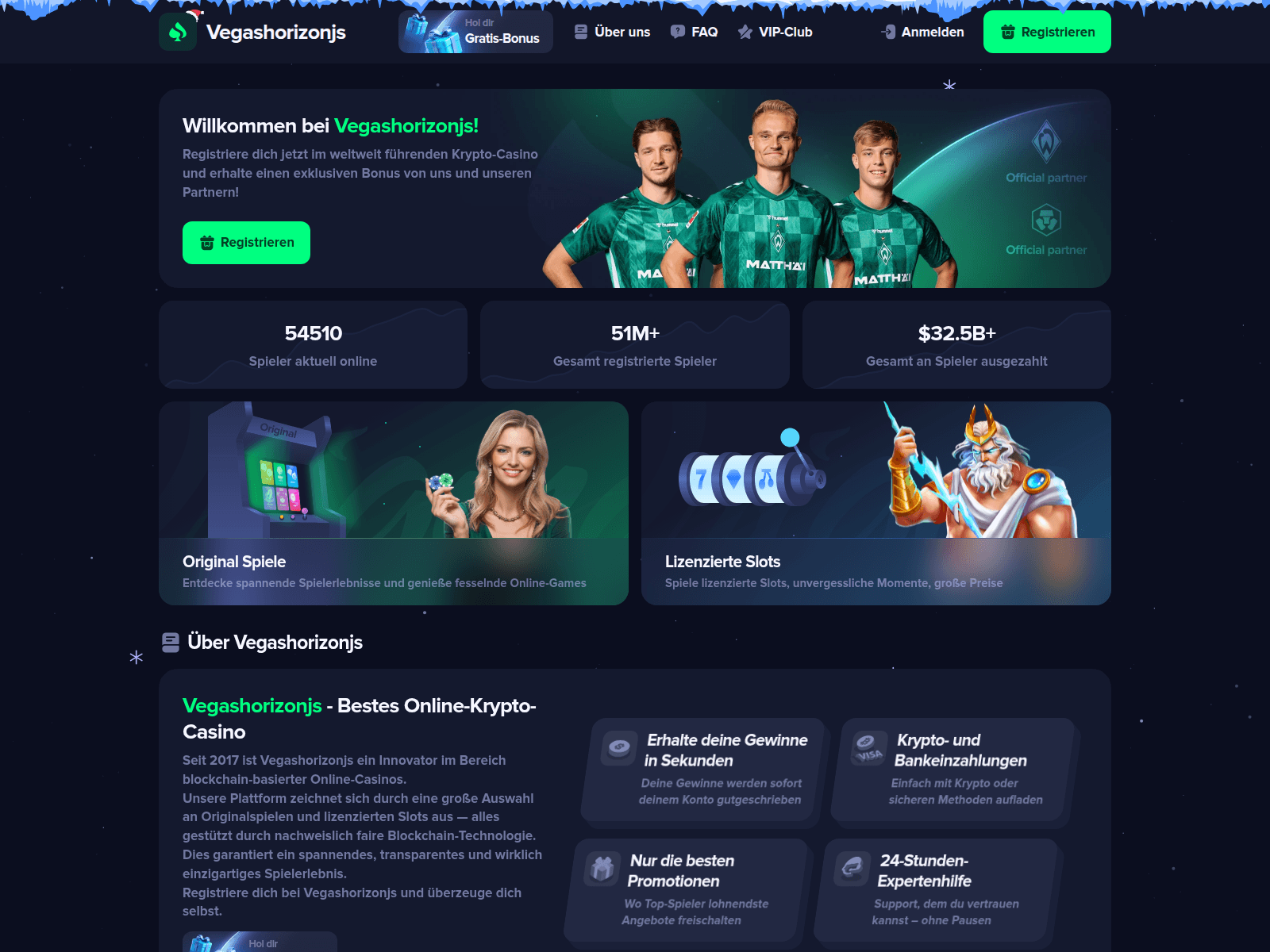 Screenshot of vegashorizonjs.online