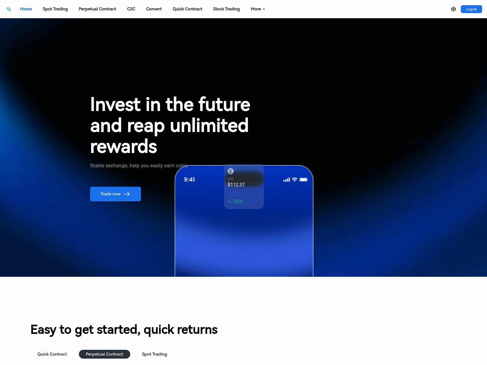 Screenshot of stilwellinvest.com/pc_home