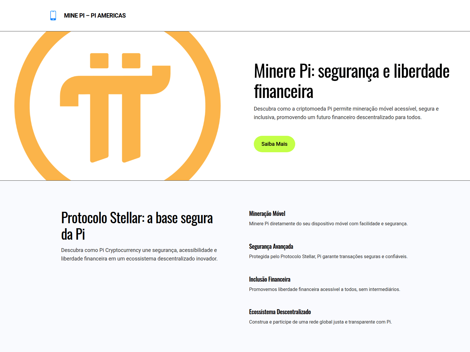 Screenshot of minepieurope.com