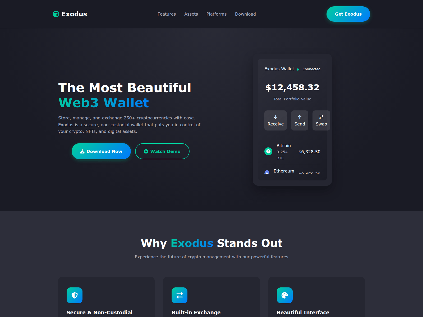 Screenshot of set-up-exodus.pages.dev