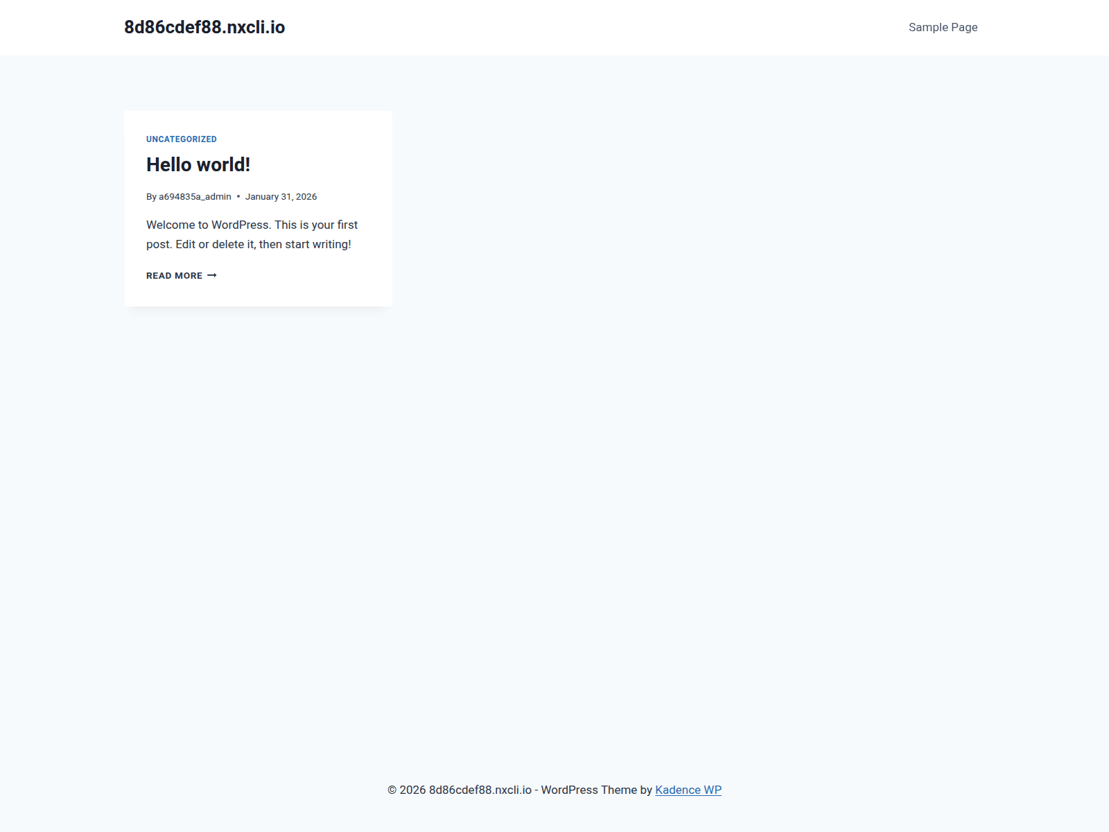 Screenshot of 8d86cdef88.nxcli.io