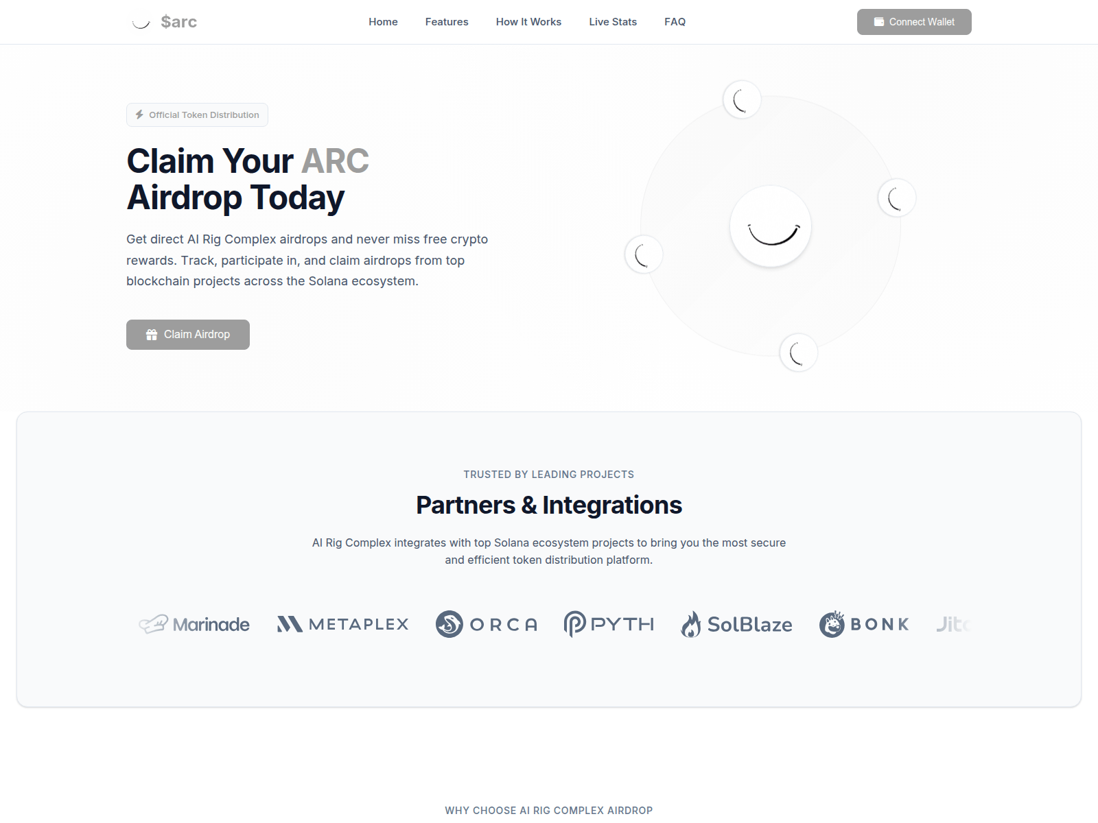 Screenshot of arctoken.run