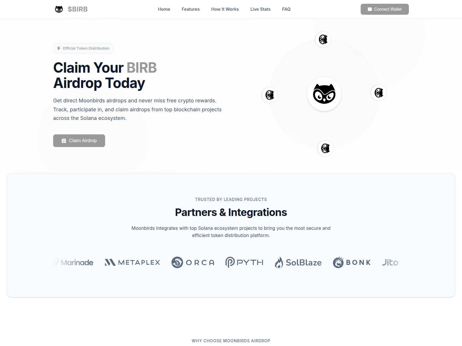 Screenshot of birbtoken.run
