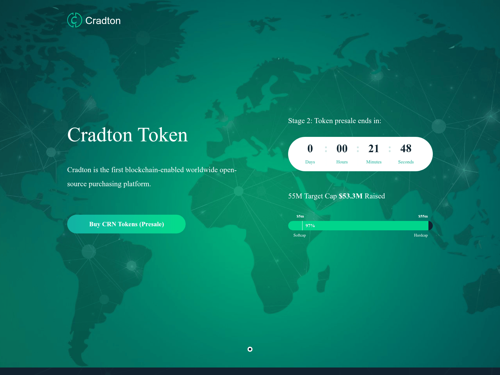 Screenshot of cradton.live