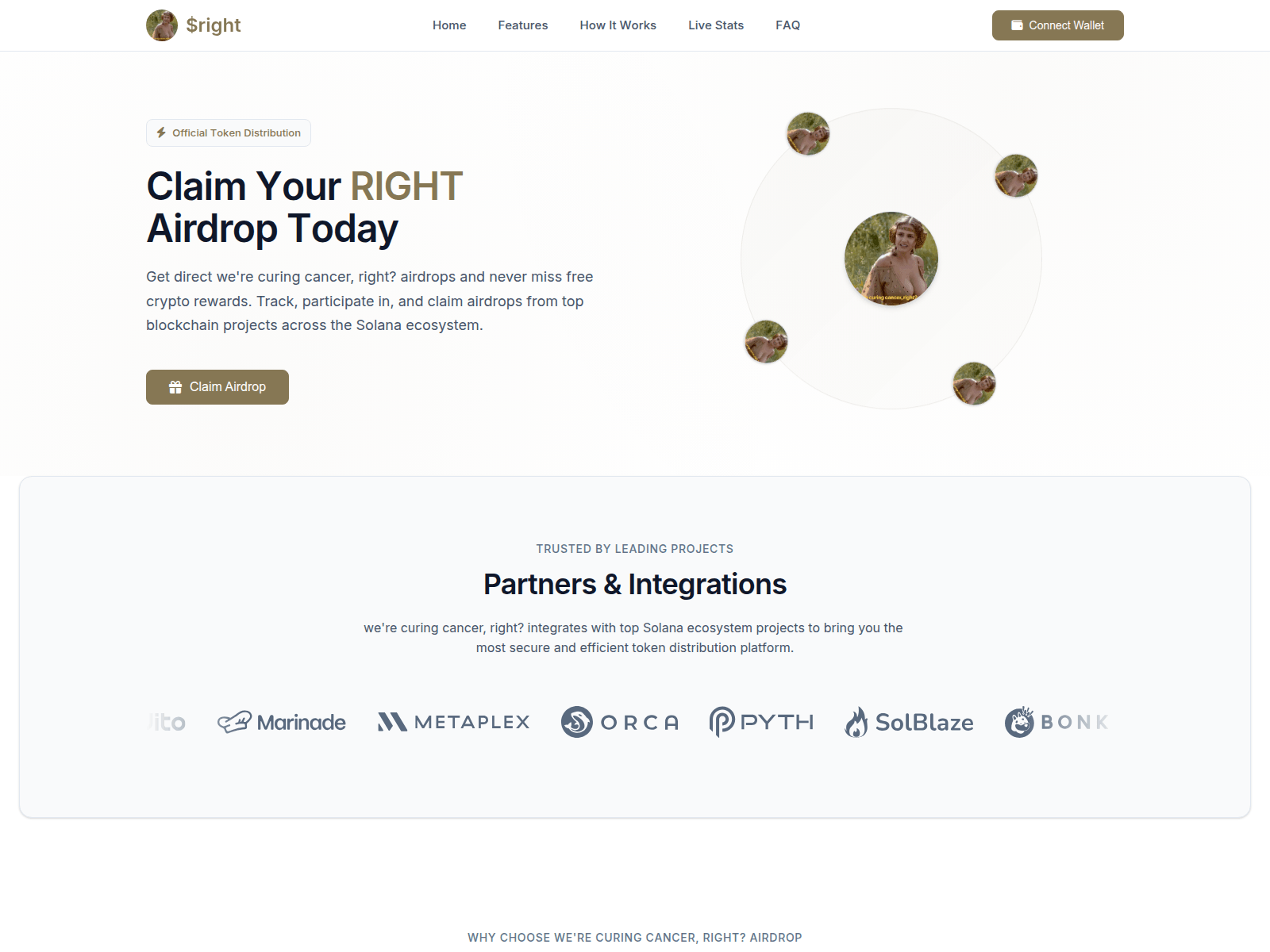 Screenshot of claim-right.pages.dev