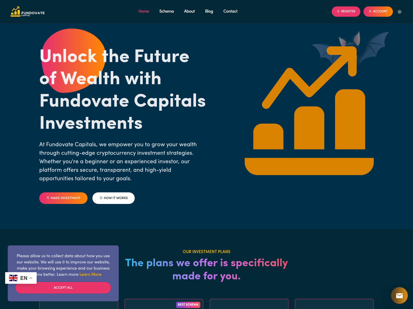 Screenshot of fundovatec.online