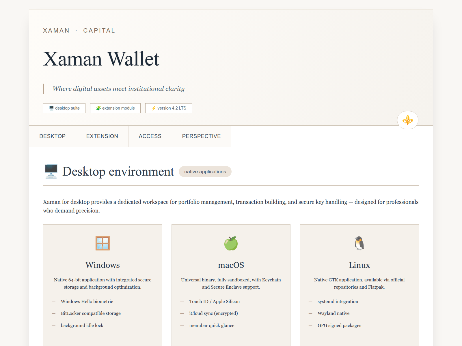 Screenshot of xaman.capital