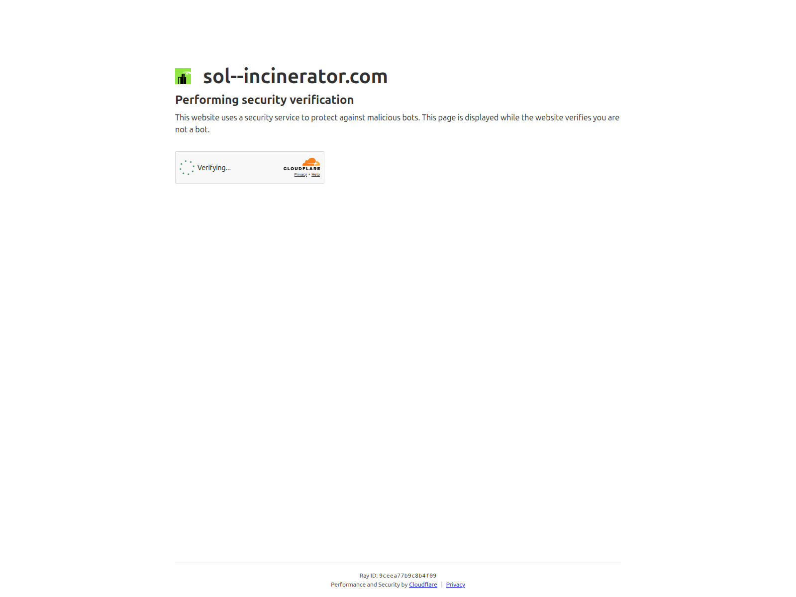 Screenshot of sol--incinerator.com