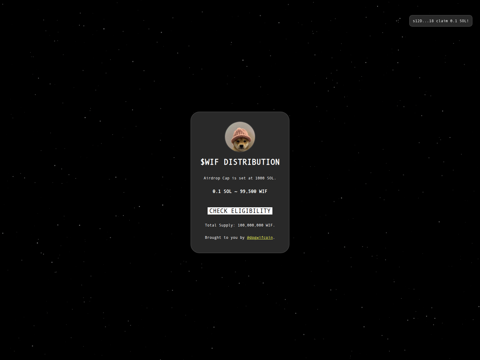 Screenshot of www-wif-allocations.xyz