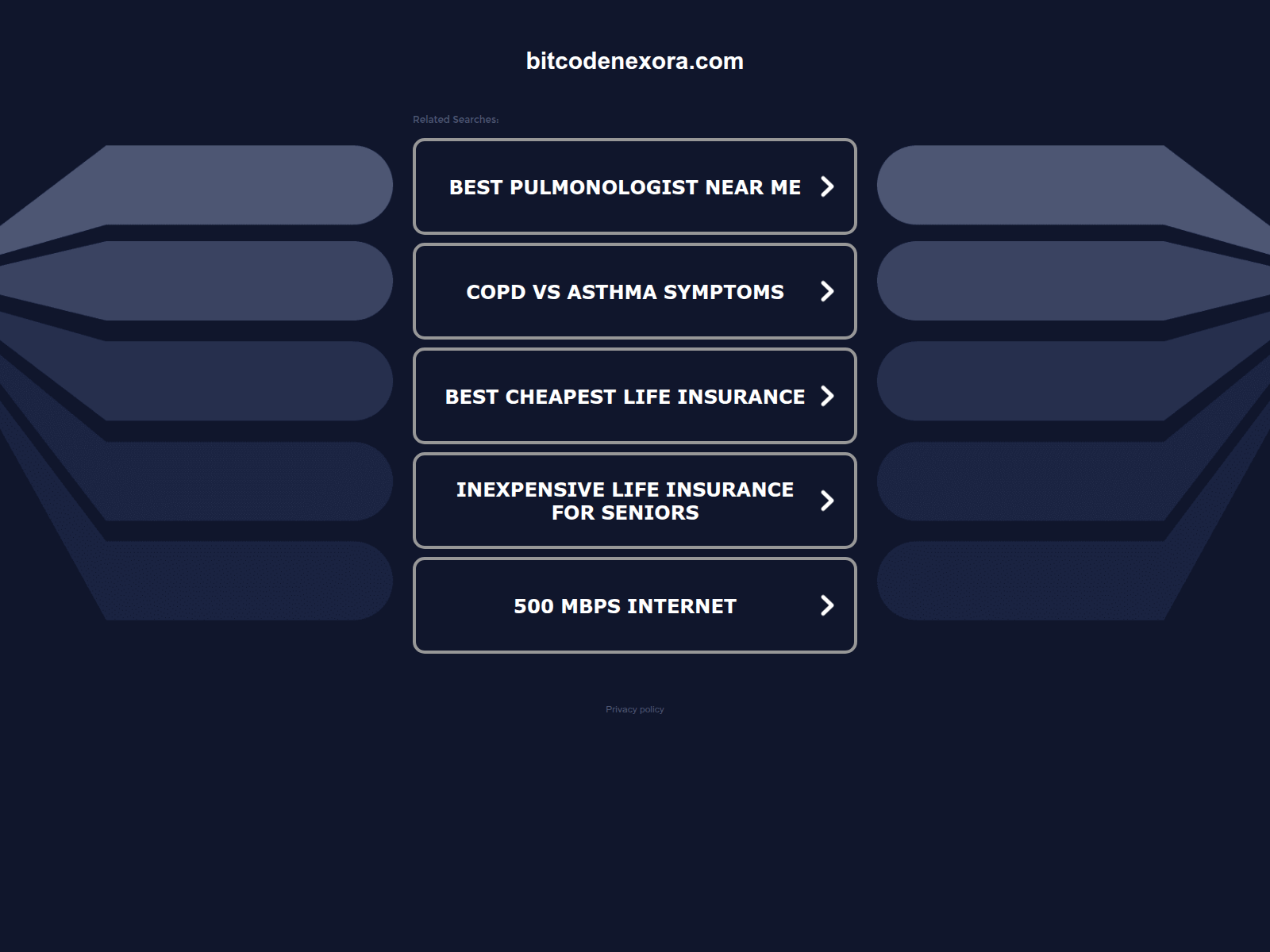 Screenshot of bitcodenexora.com