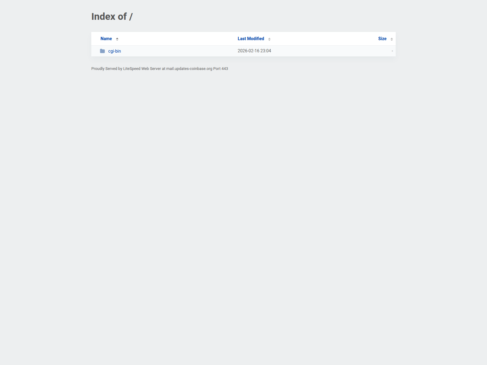 Screenshot of mail.updates-coinbase.org