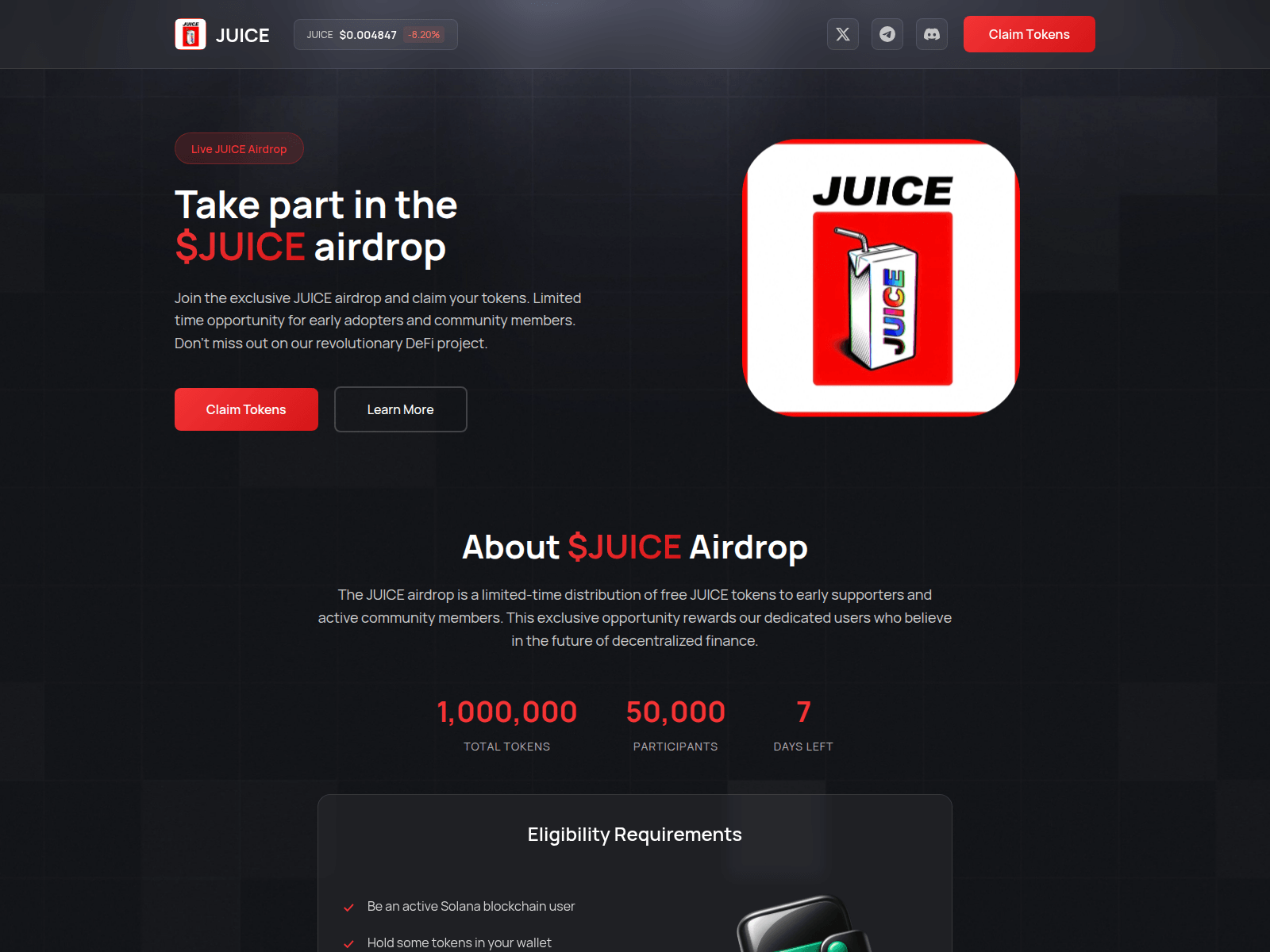 Screenshot of revshare.live