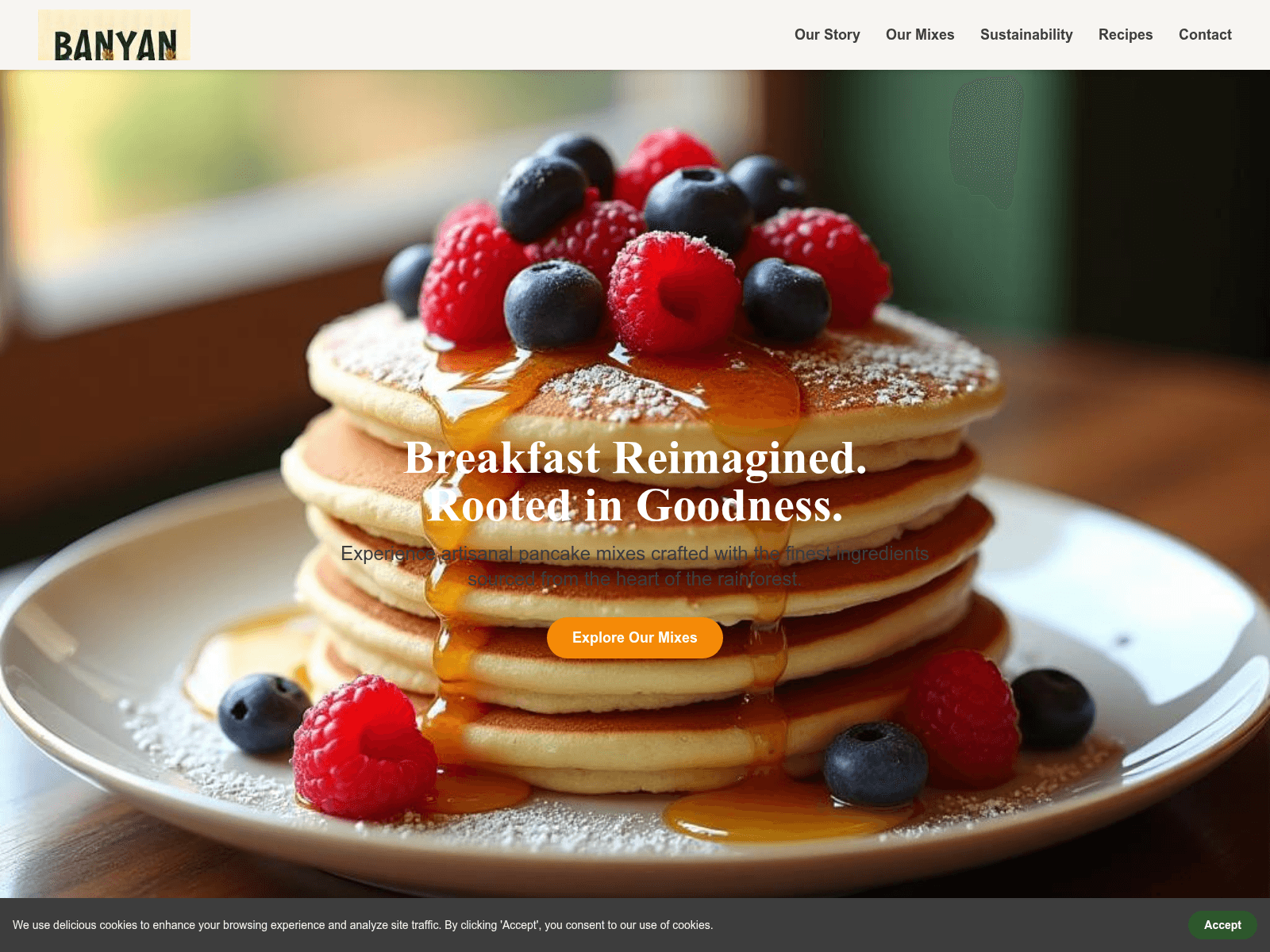 Screenshot of cake-receipts.space