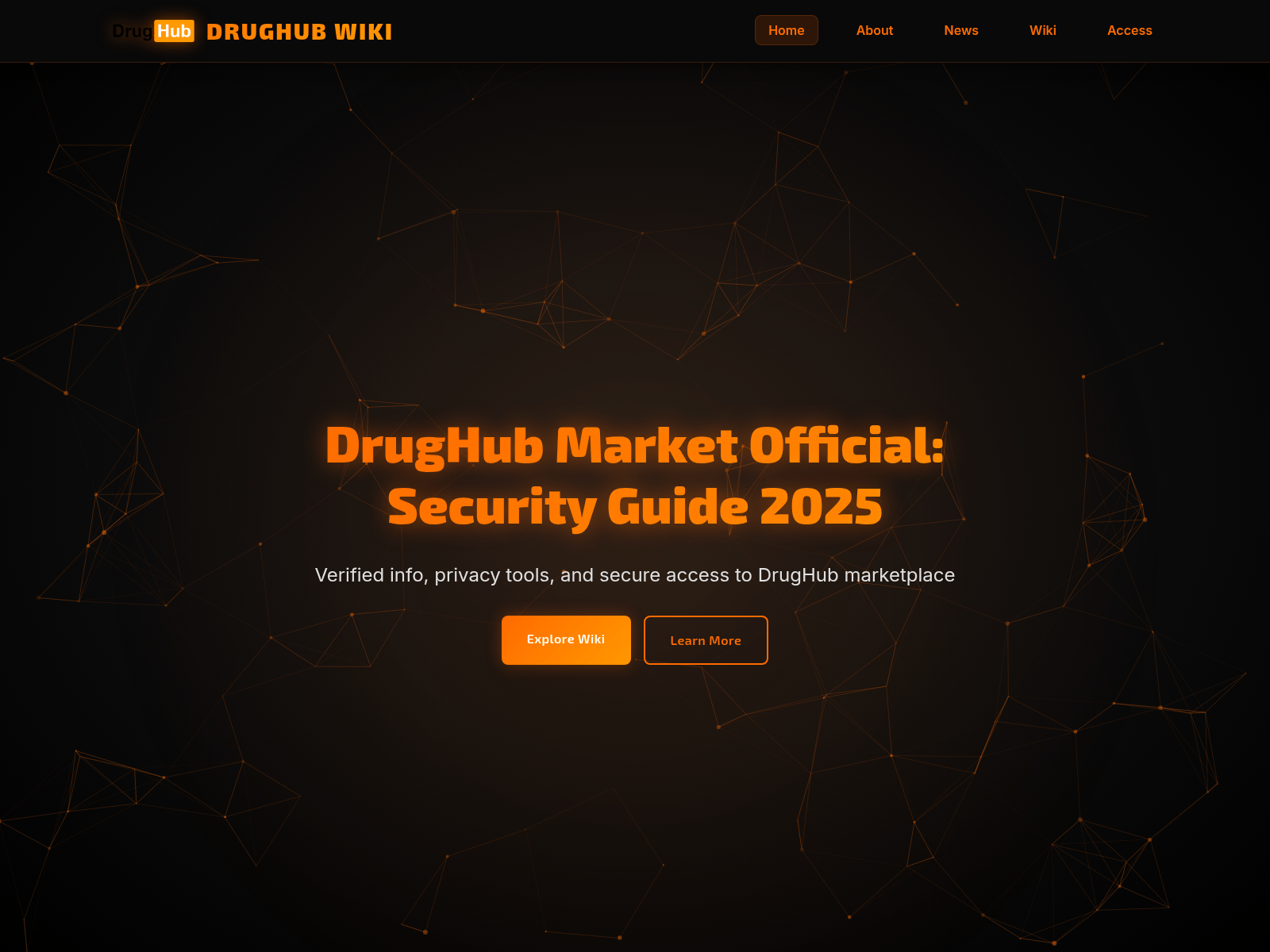Screenshot of drug-hub.news