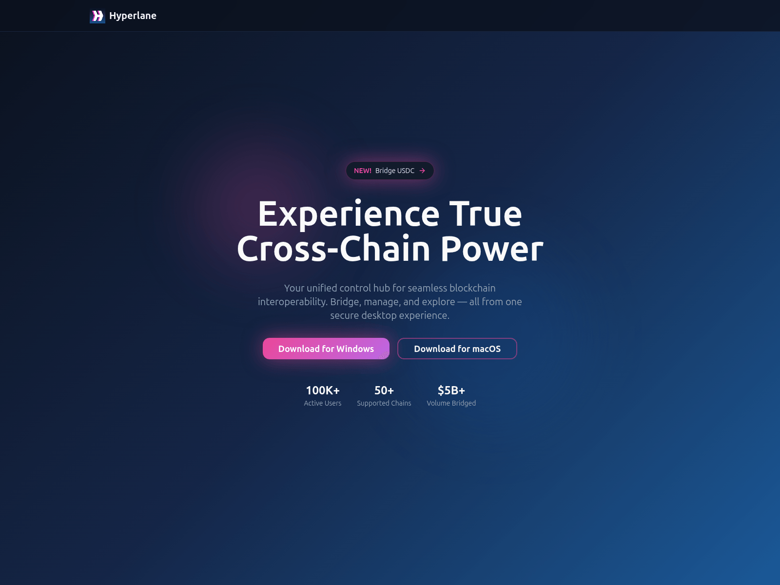 Screenshot of hyperlanedesktop.xyz