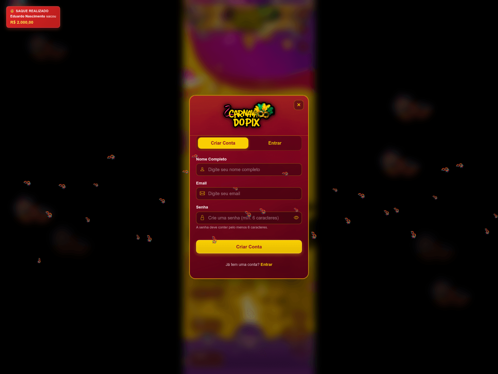 Screenshot of carnavalpix.com