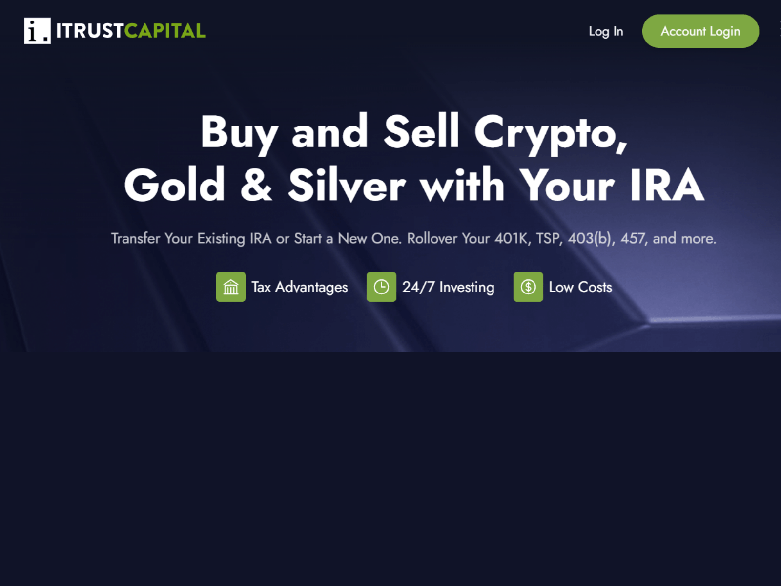 Screenshot of itrustecapitallognn.webflow.io