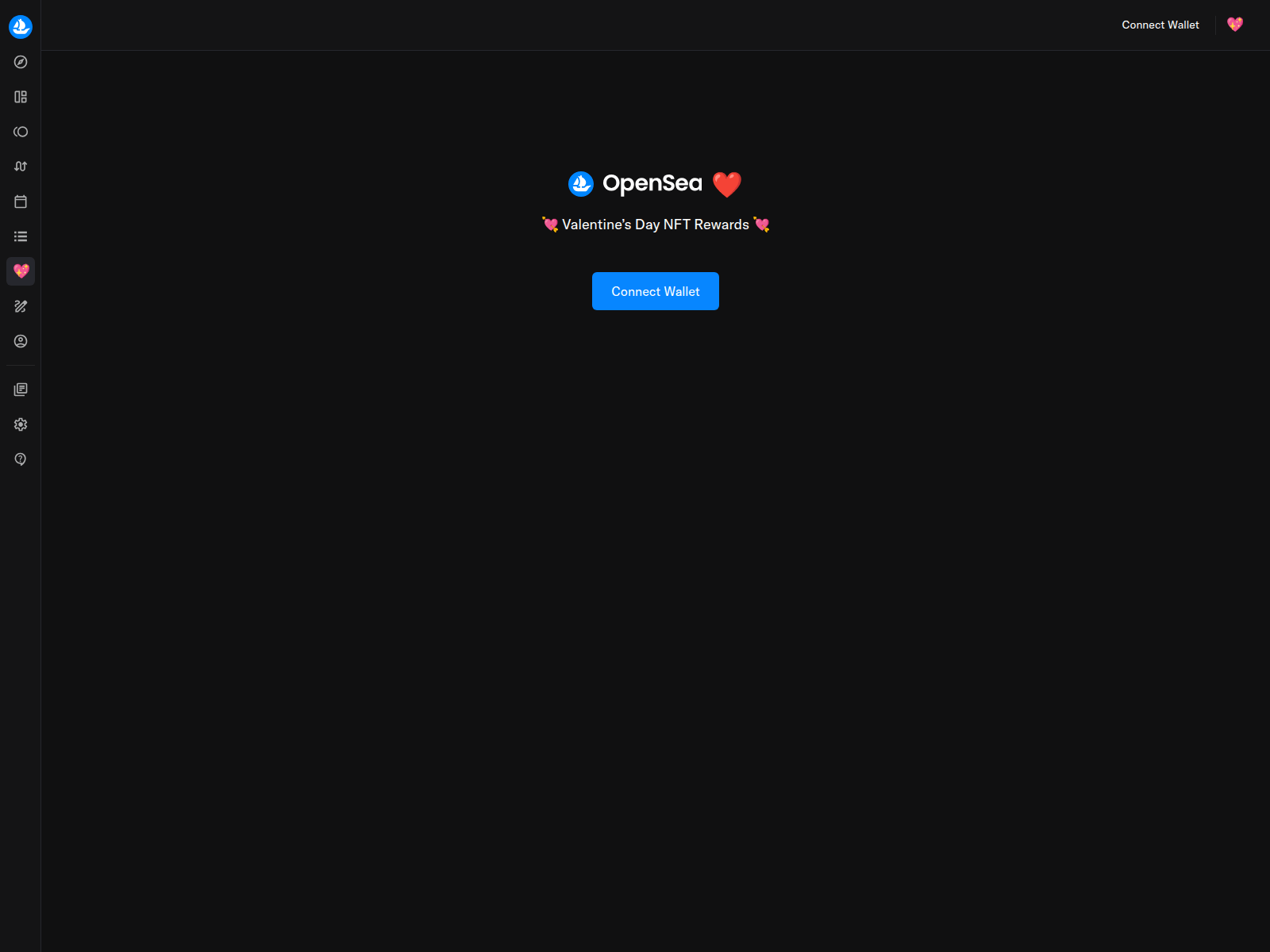Screenshot of vday14-opensea.com