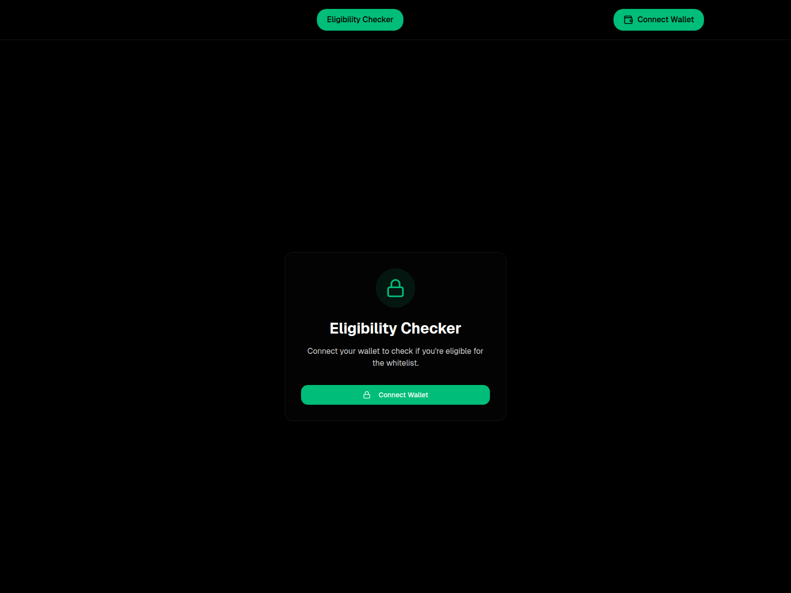 Screenshot of checker-eligibility.xyz/airdrop