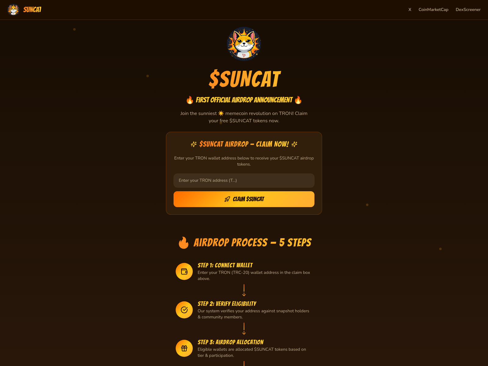 Screenshot of suncatreward.info