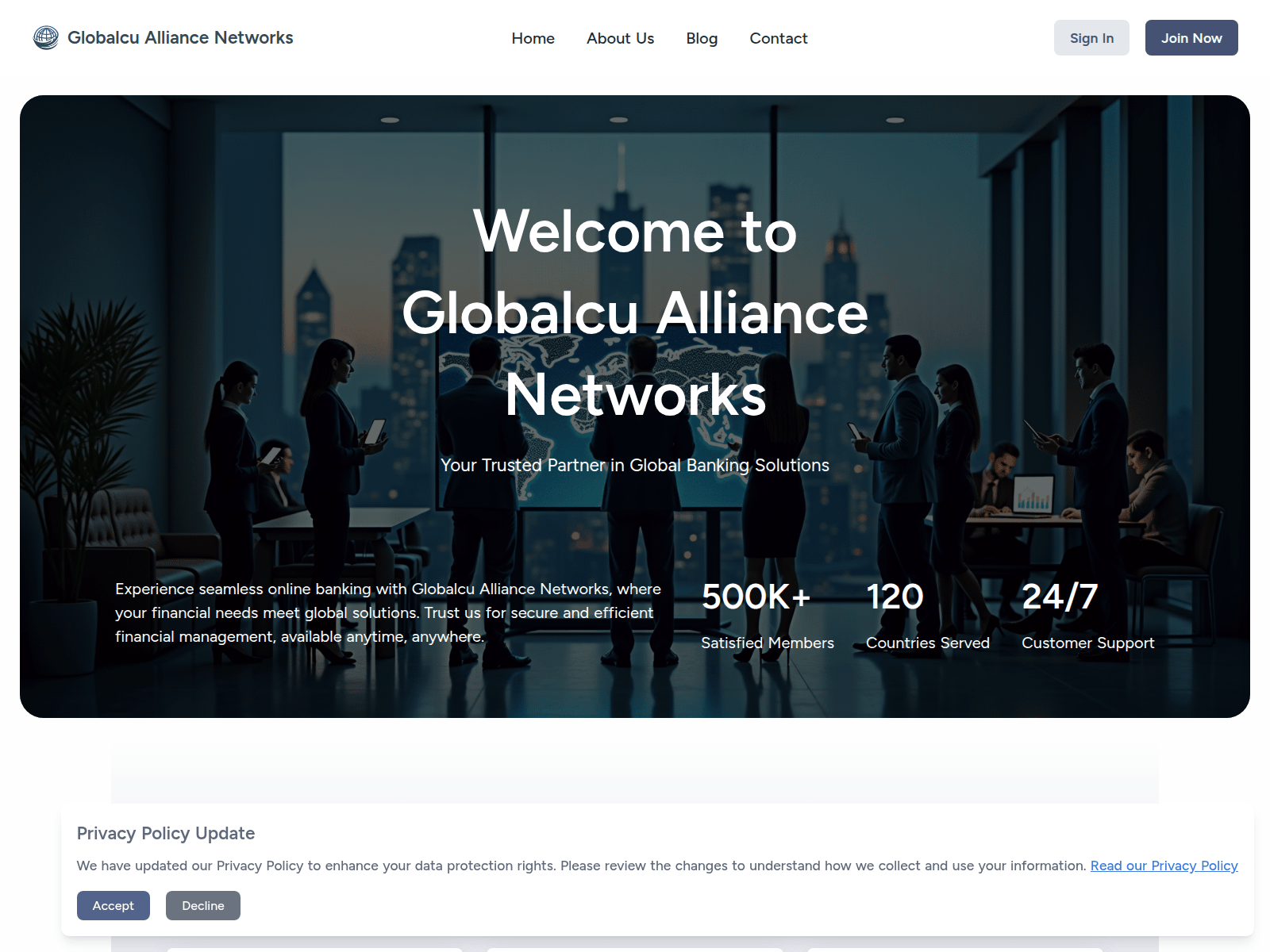 Screenshot of ak-globalcu.com