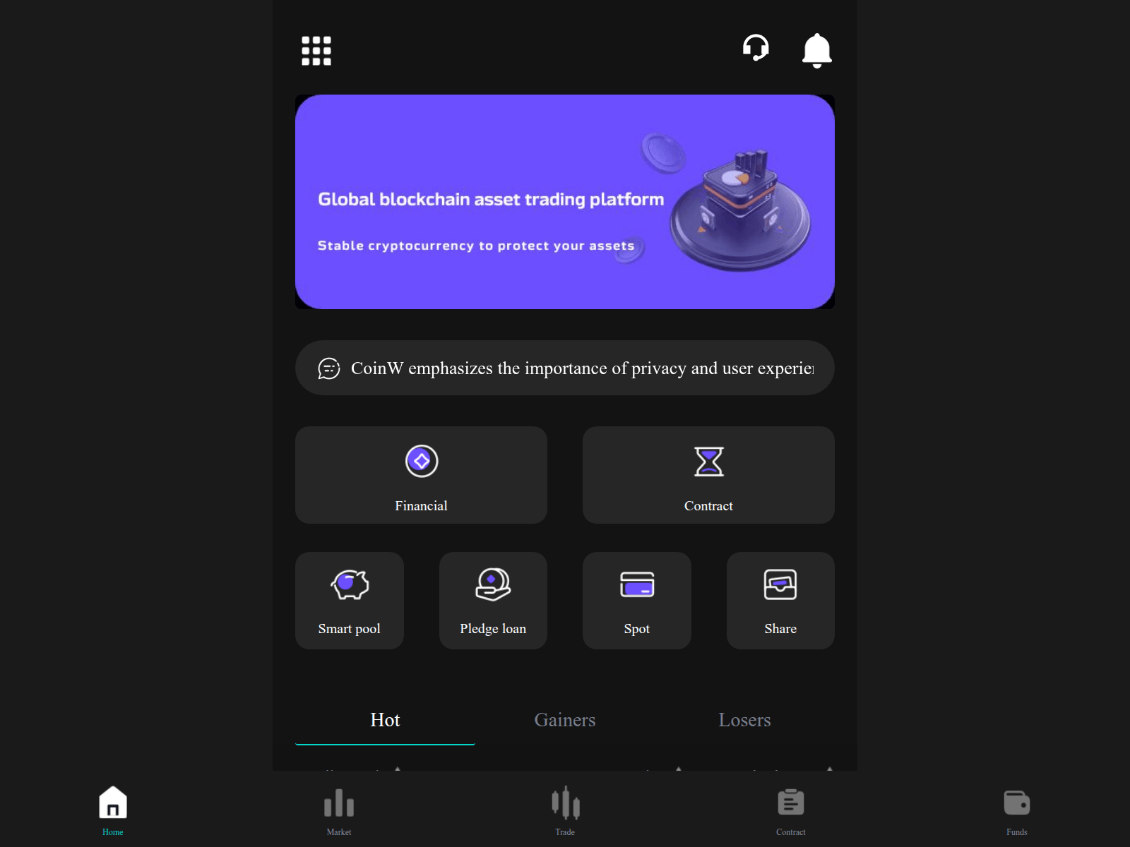 Screenshot of www.coinwor.com