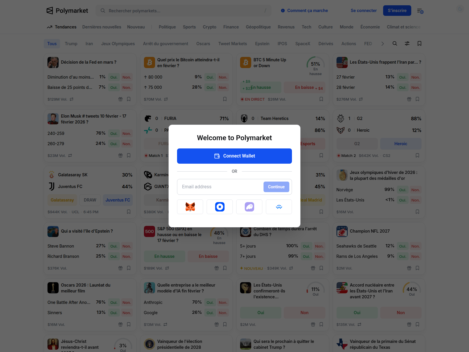 Screenshot of polymarket.com.co