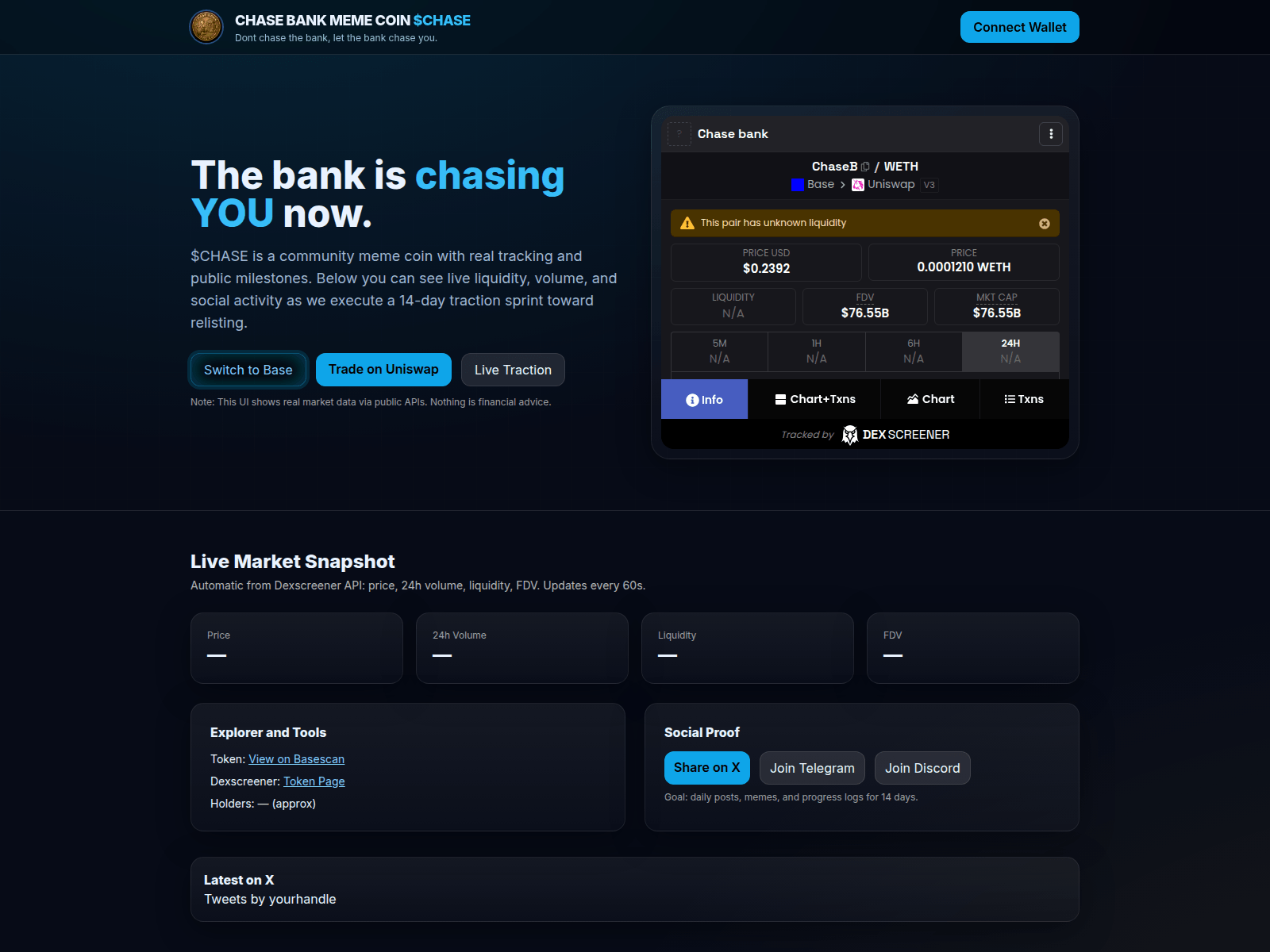 Screenshot of bankschase.xyz