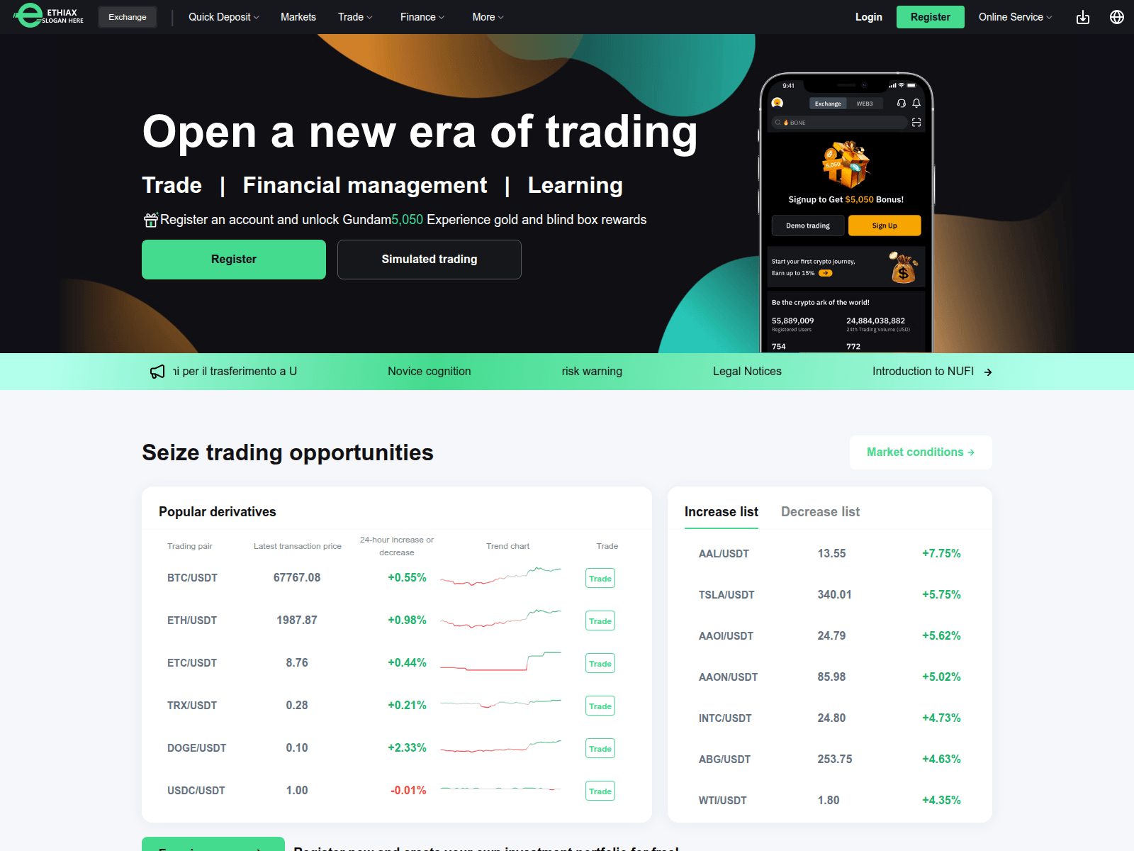Screenshot of ethiax.bvmbx.com