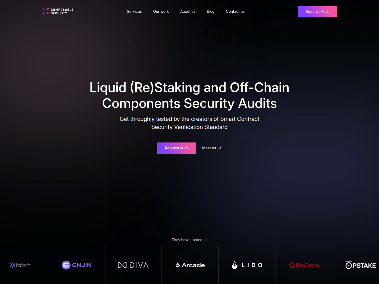 Screenshot of composable-security.com