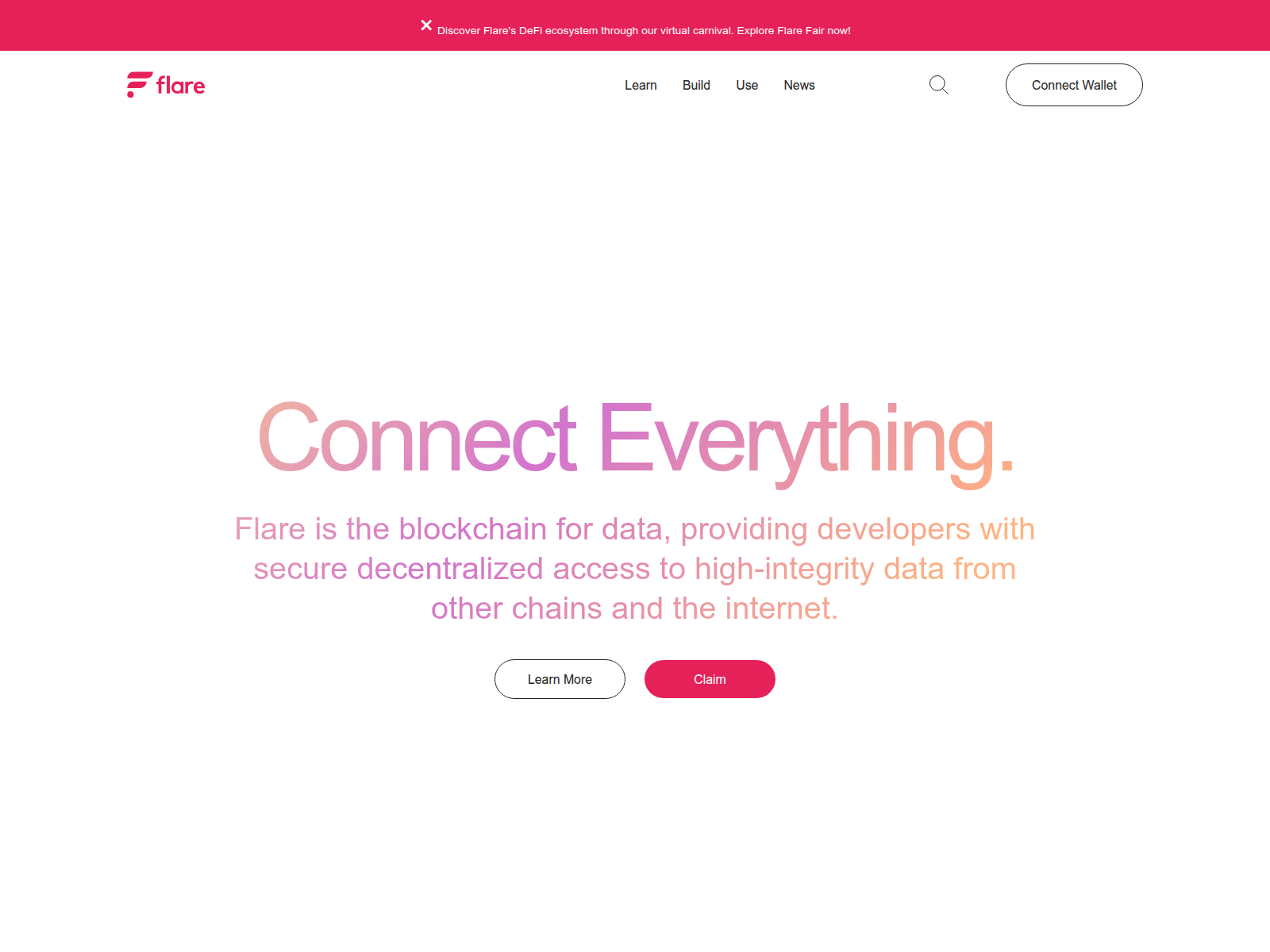 Screenshot of flare-airdrop.com
