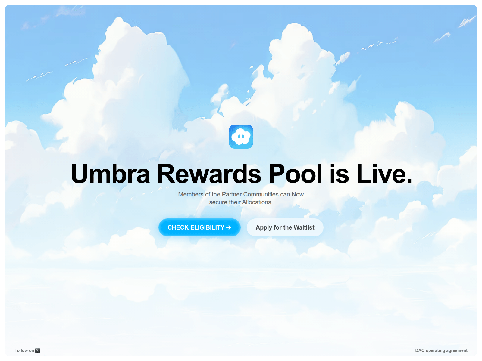 Screenshot of event-umbra.xyz