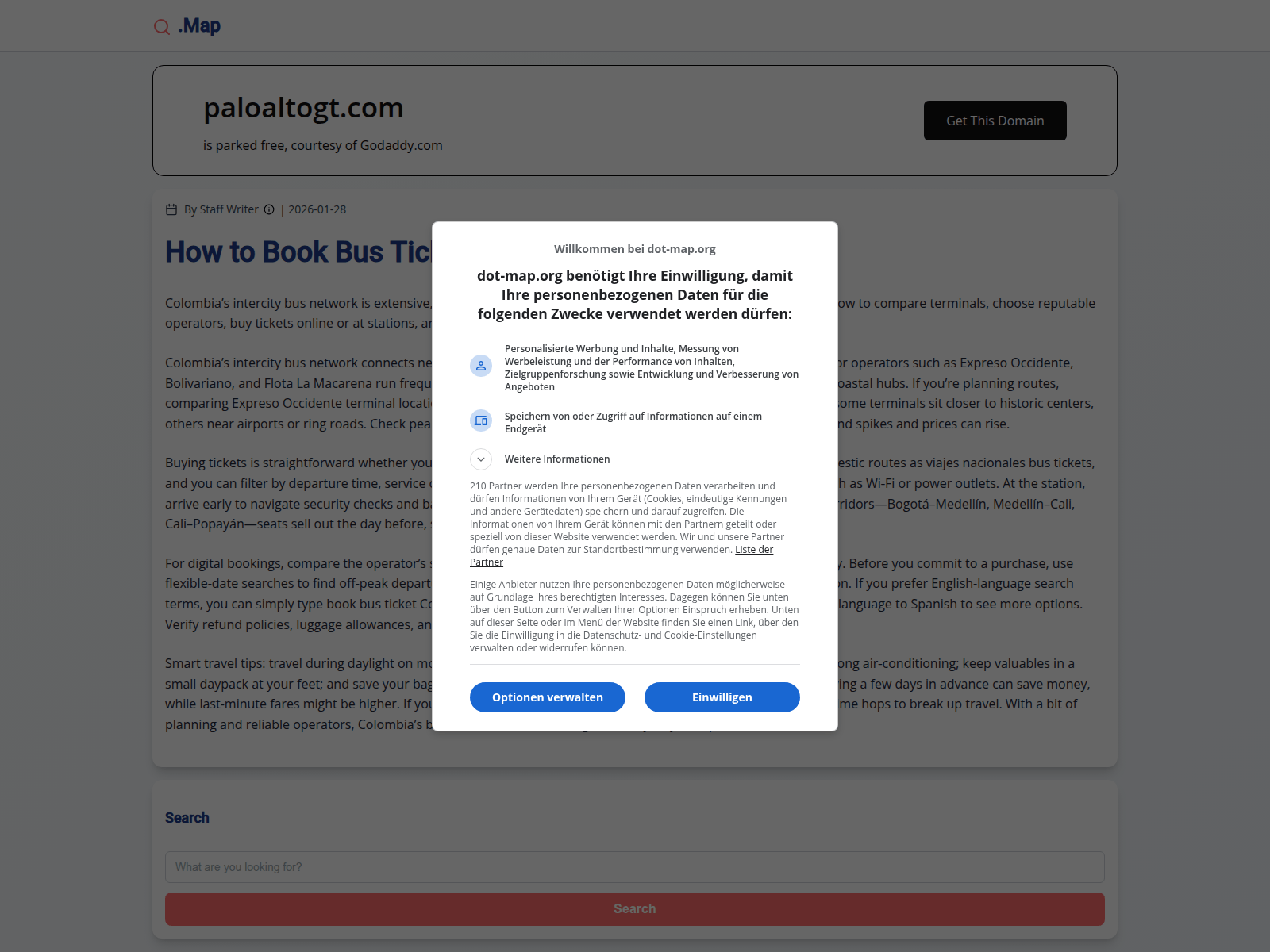 Screenshot of paloaltogt.com