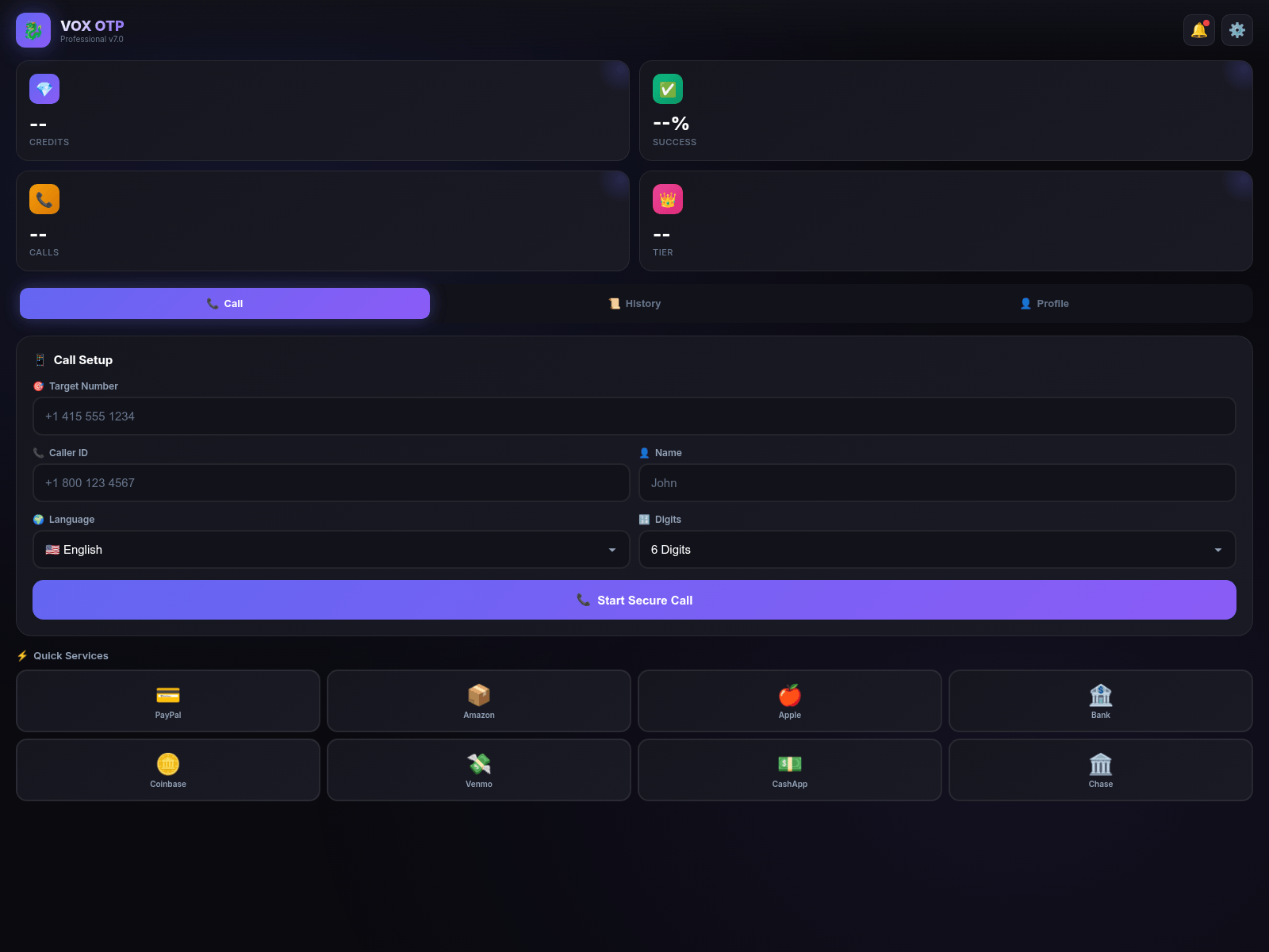 Screenshot of voxx-bot.org