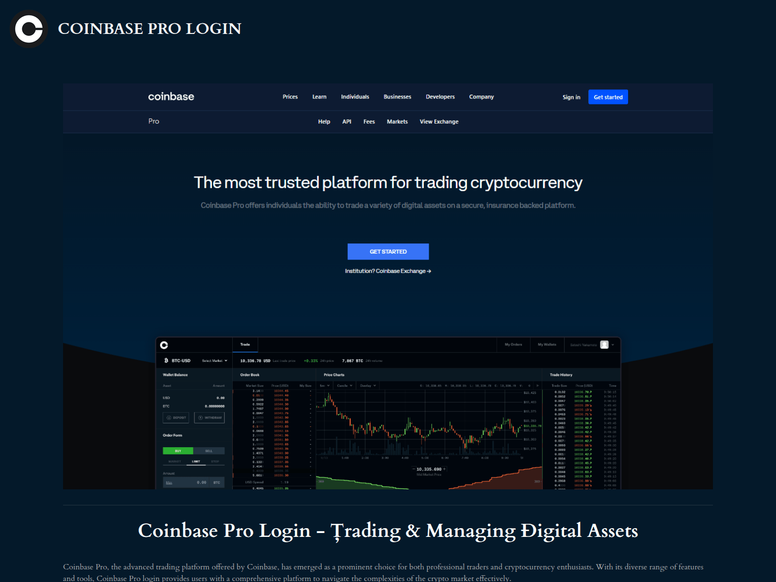 Screenshot of coinbaseproaloegin.webador.com
