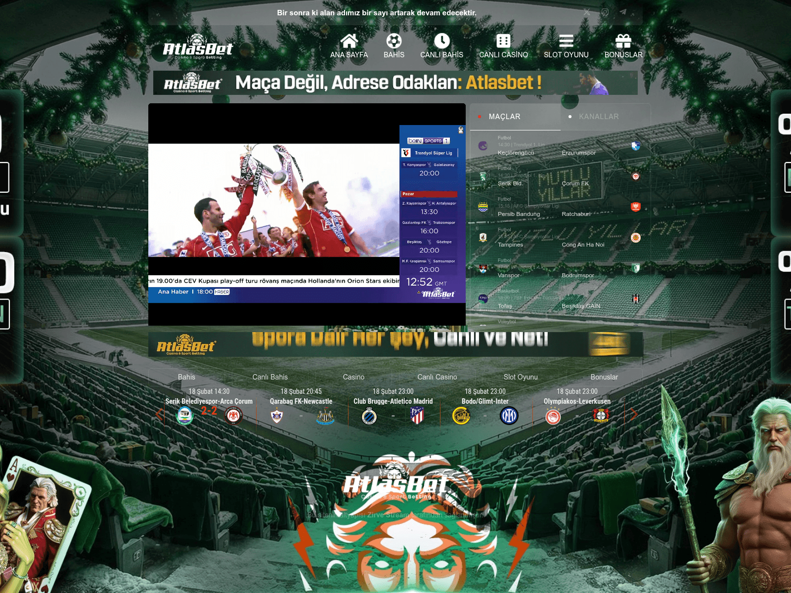 Screenshot of atlastv36.com