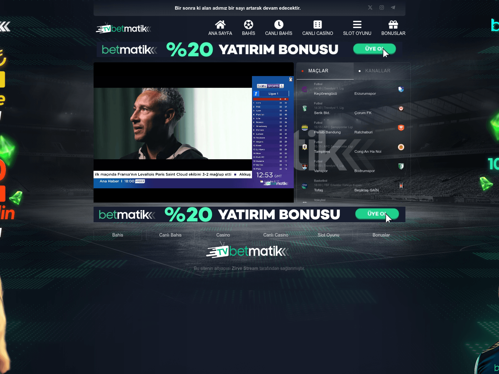 Screenshot of betmatiktv119.com