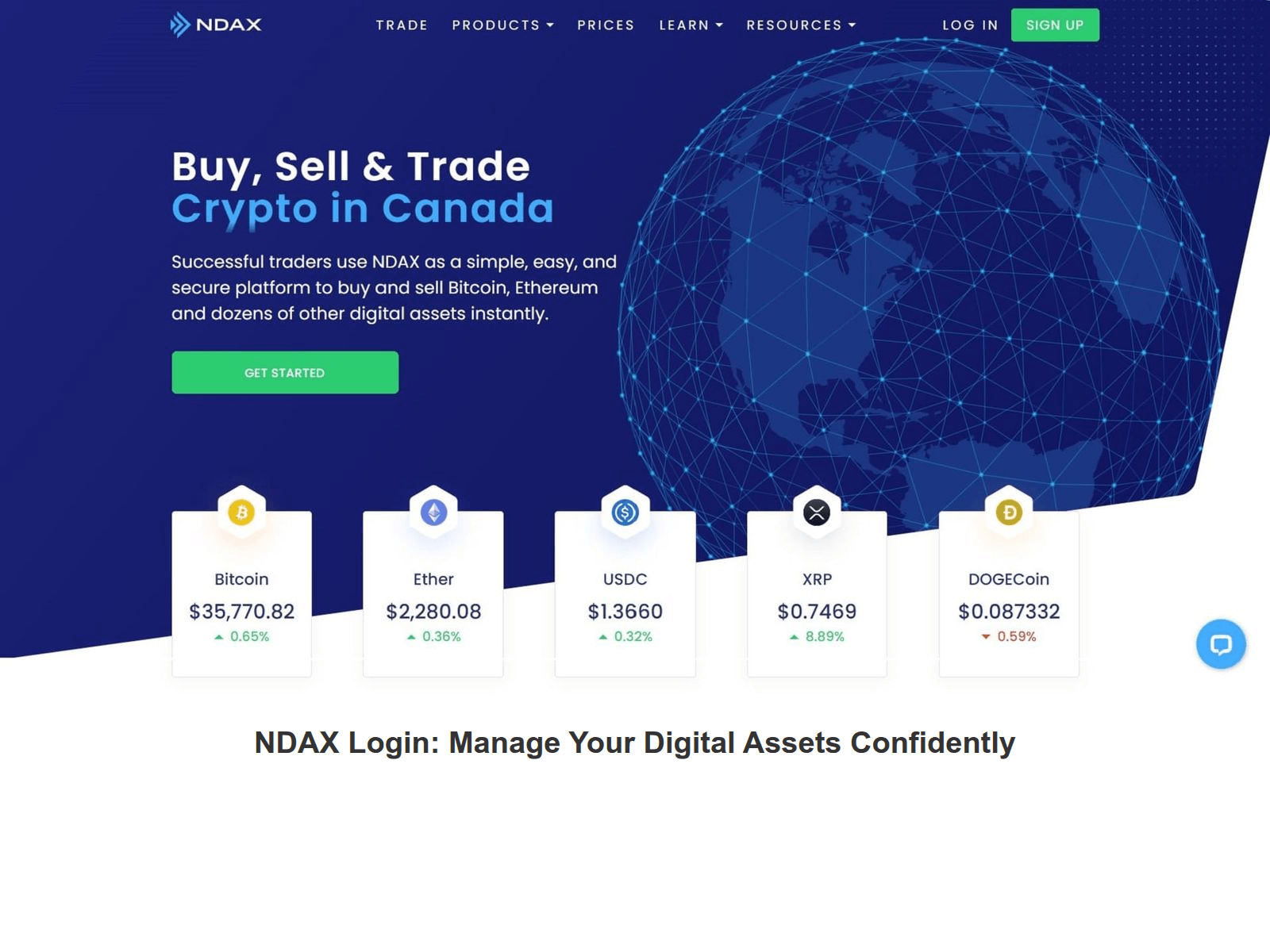 Screenshot of ndaxlogen.webflow.io