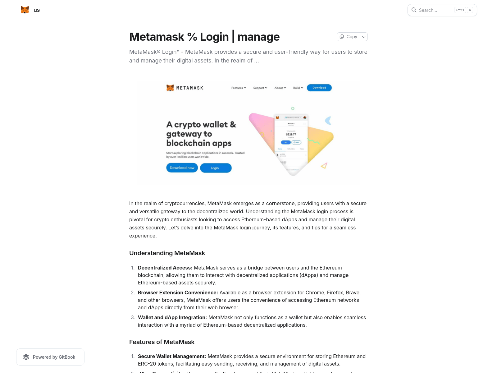 Screenshot of metamas.gitbook.io