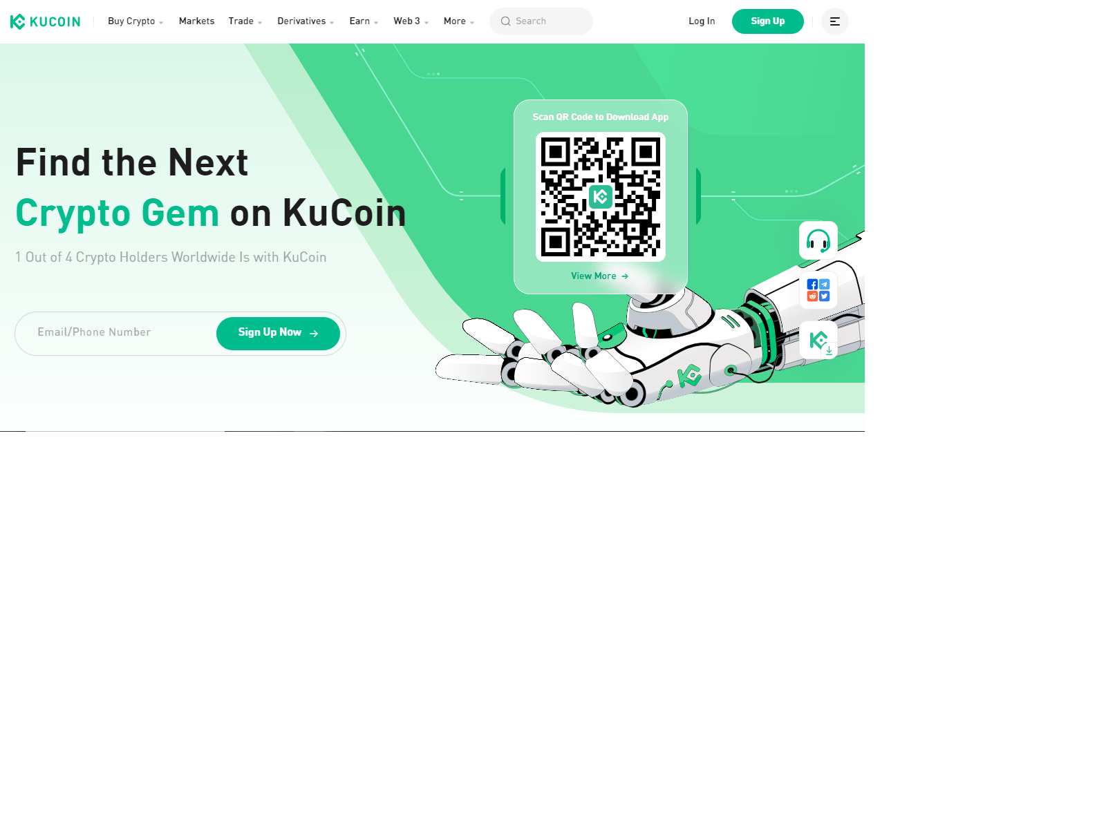 Screenshot of kubcoinlogin.webflow.io
